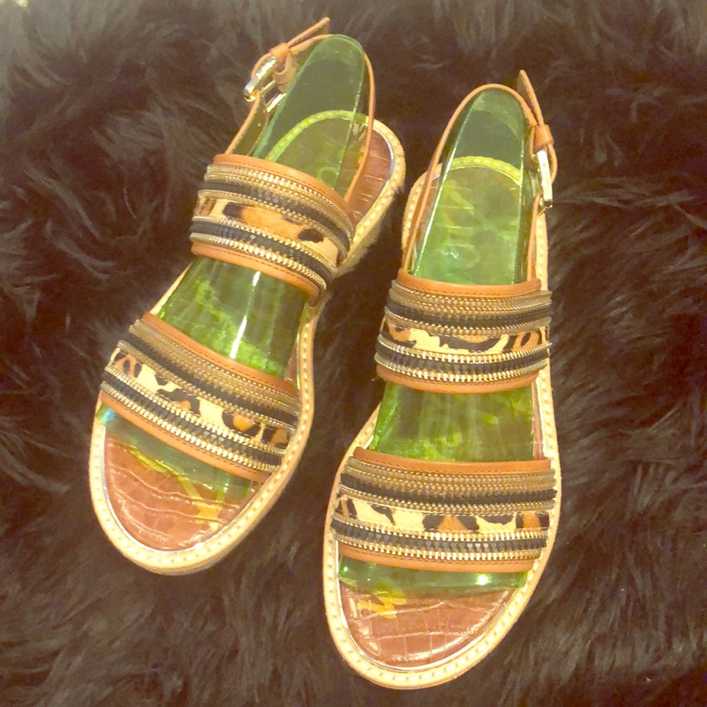 NWT Sam Edelman “Nala” leopard sandals